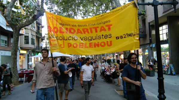 Demanen 12 anys de presó a 4 vaguistes del Poblenou