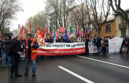 Cinc mil persones es manifesten a Perpinyà contra la llei El Khomri