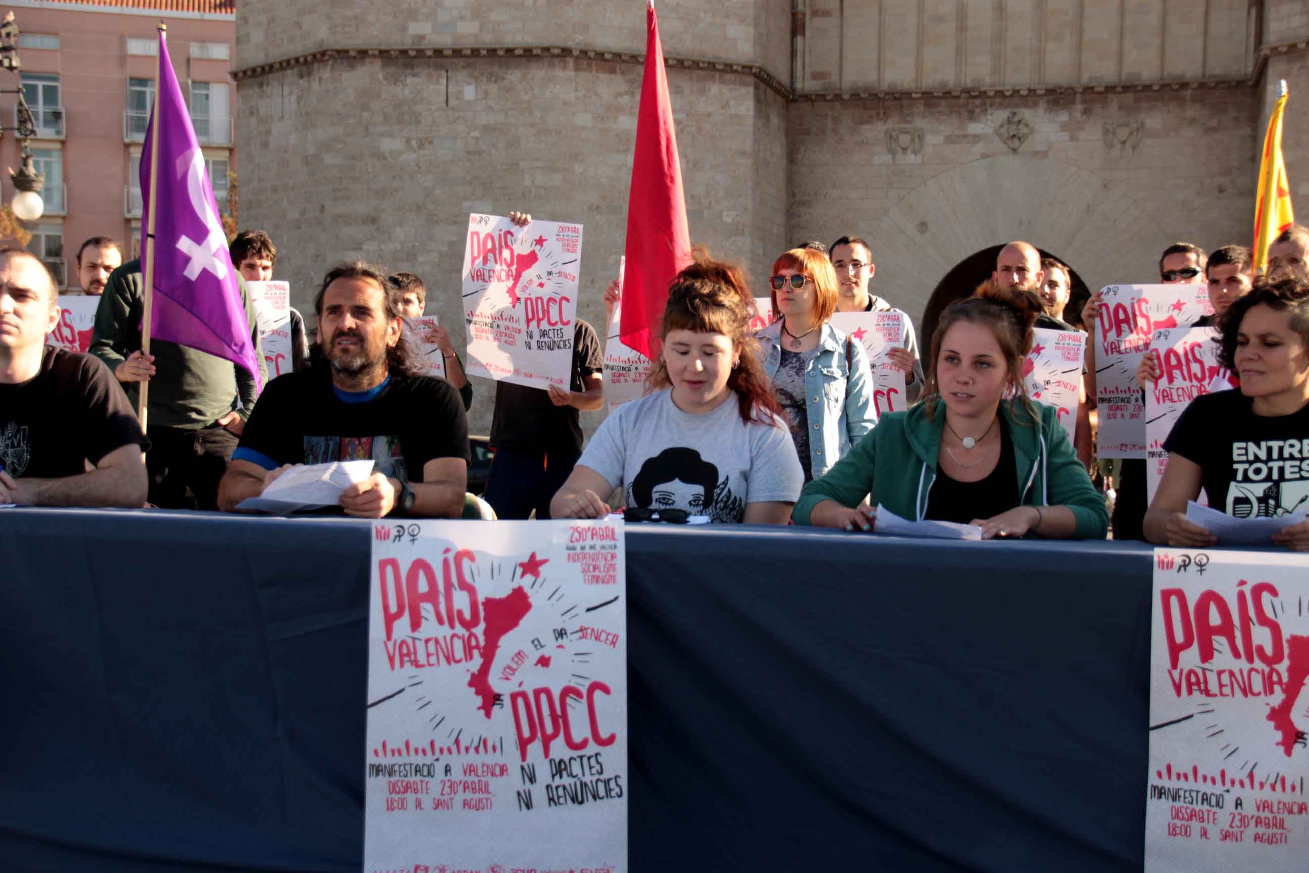 L'esquerra independentista presenta els actes de la Diada del País Valencià