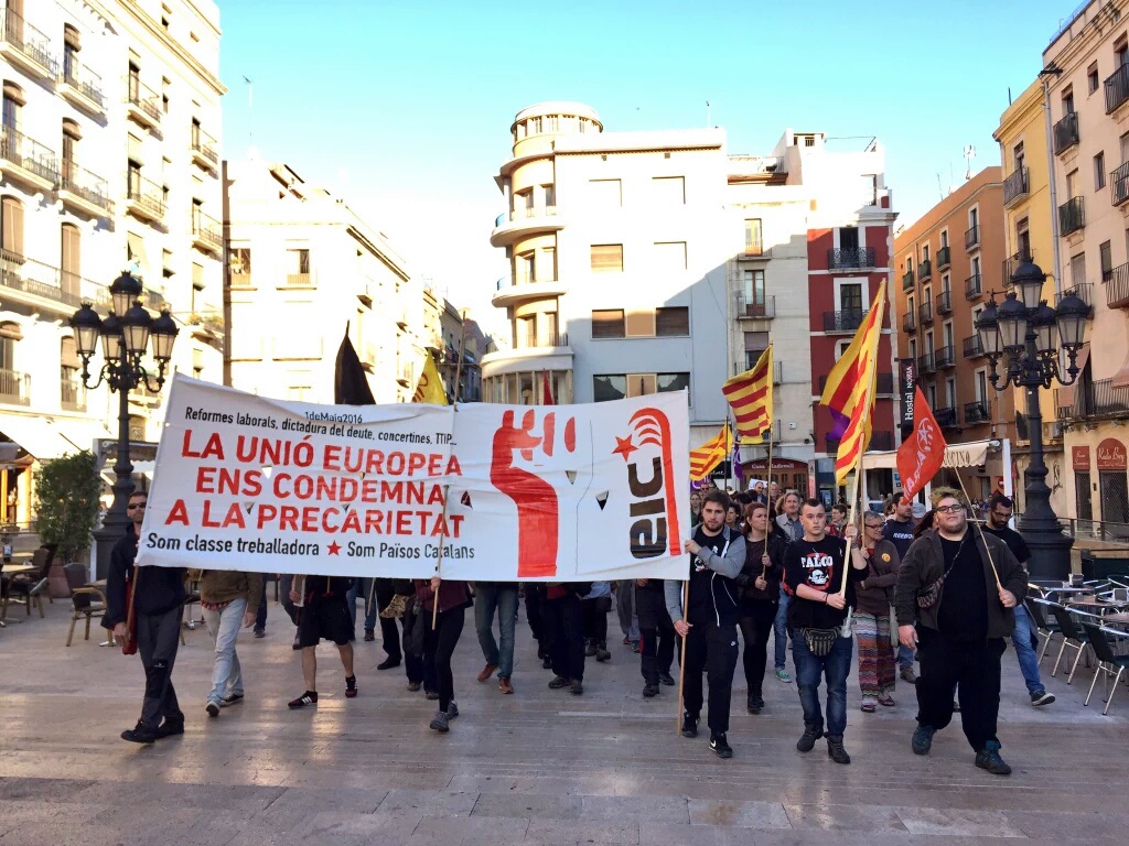 Mig miler de persones criden a organitzar-se per lluitar en la mobilització anticapitalista del Primer de Maig al Camp de Tarragona