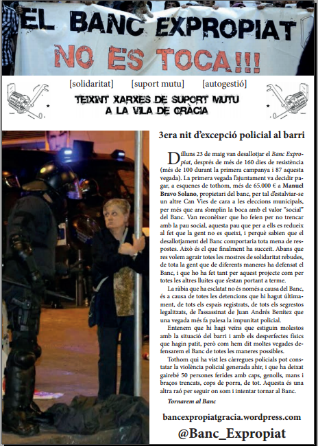 Diari de suport al Banc Expropiat