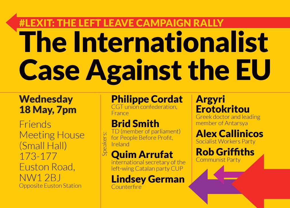 L'esquerra de la Gran Bretanya partidària del 'brexit' valora el referèndum