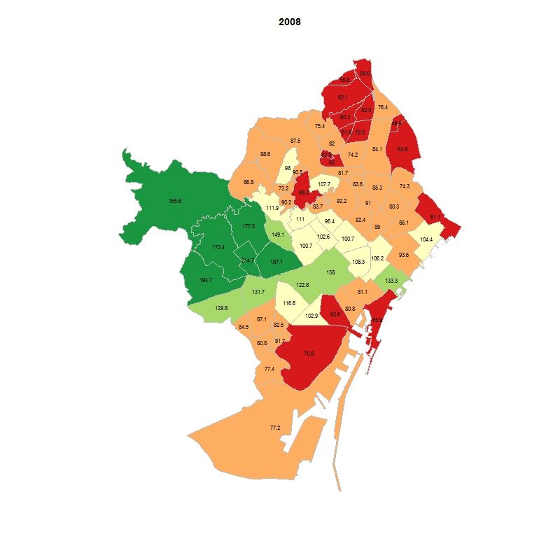 Barcelona: un creixement desigual (I)