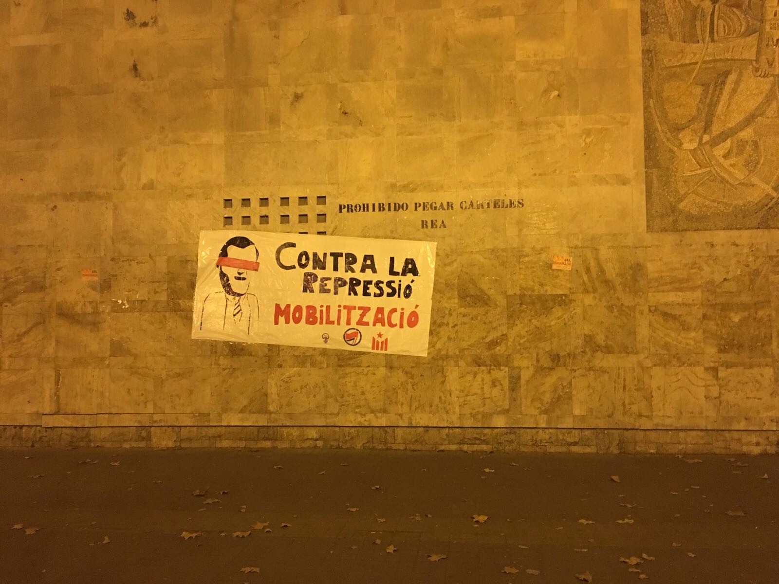 Nit de solidaritat i contra la repressió a València