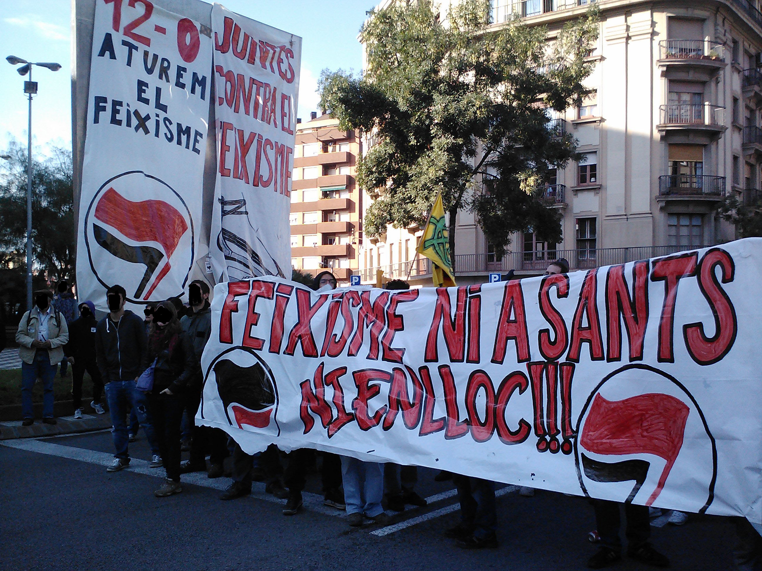 Vosaltres, hipòcrites i feixistes, sou els terroristes