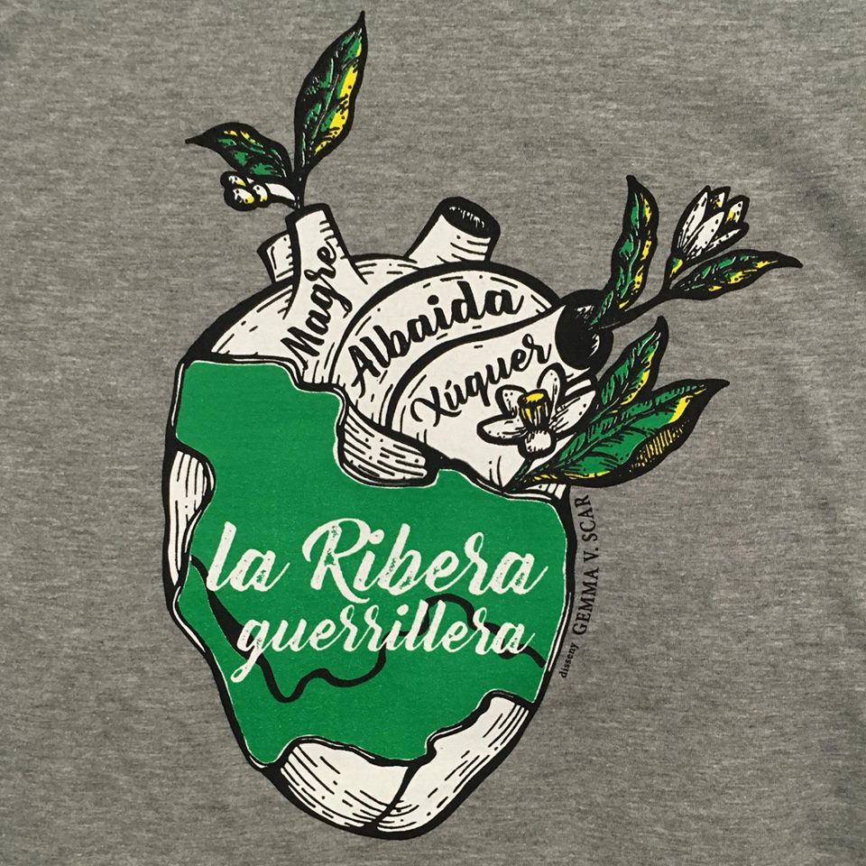 Els Joves del País Valencià (de Compromís) caricaturitzen la defensa del territori