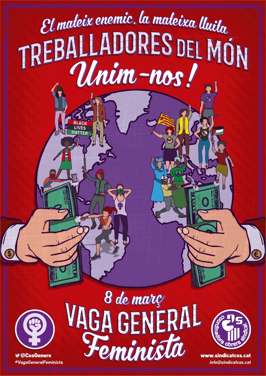 Consolidem la Vaga General Feminista per acabar amb el patriarcat