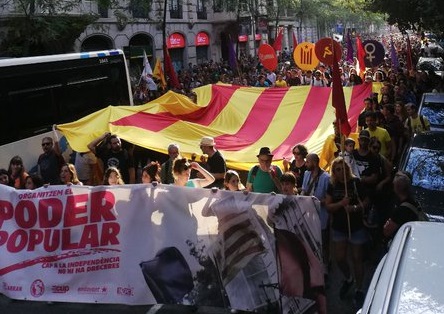 Crònica de la Diada de l'Onze de setembre de 2019