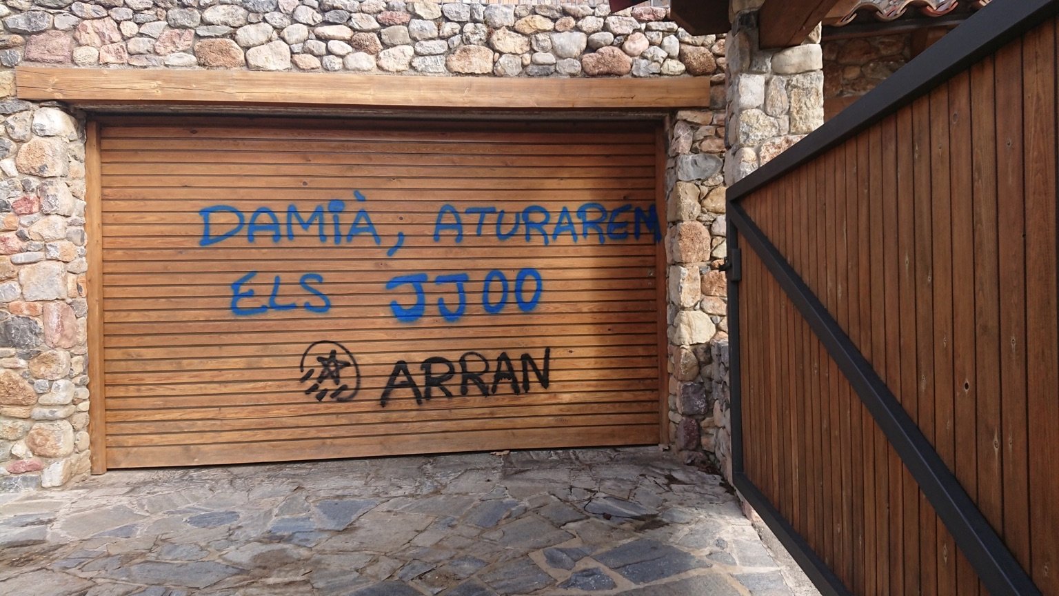 Accions al Pirineu contra el projecte de Jocs Olímpics