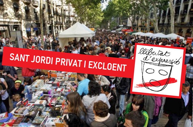 L'ajuntament de Barcelona converteix Sant Jordi en una festa privada i excloent i arracona les entitats populars