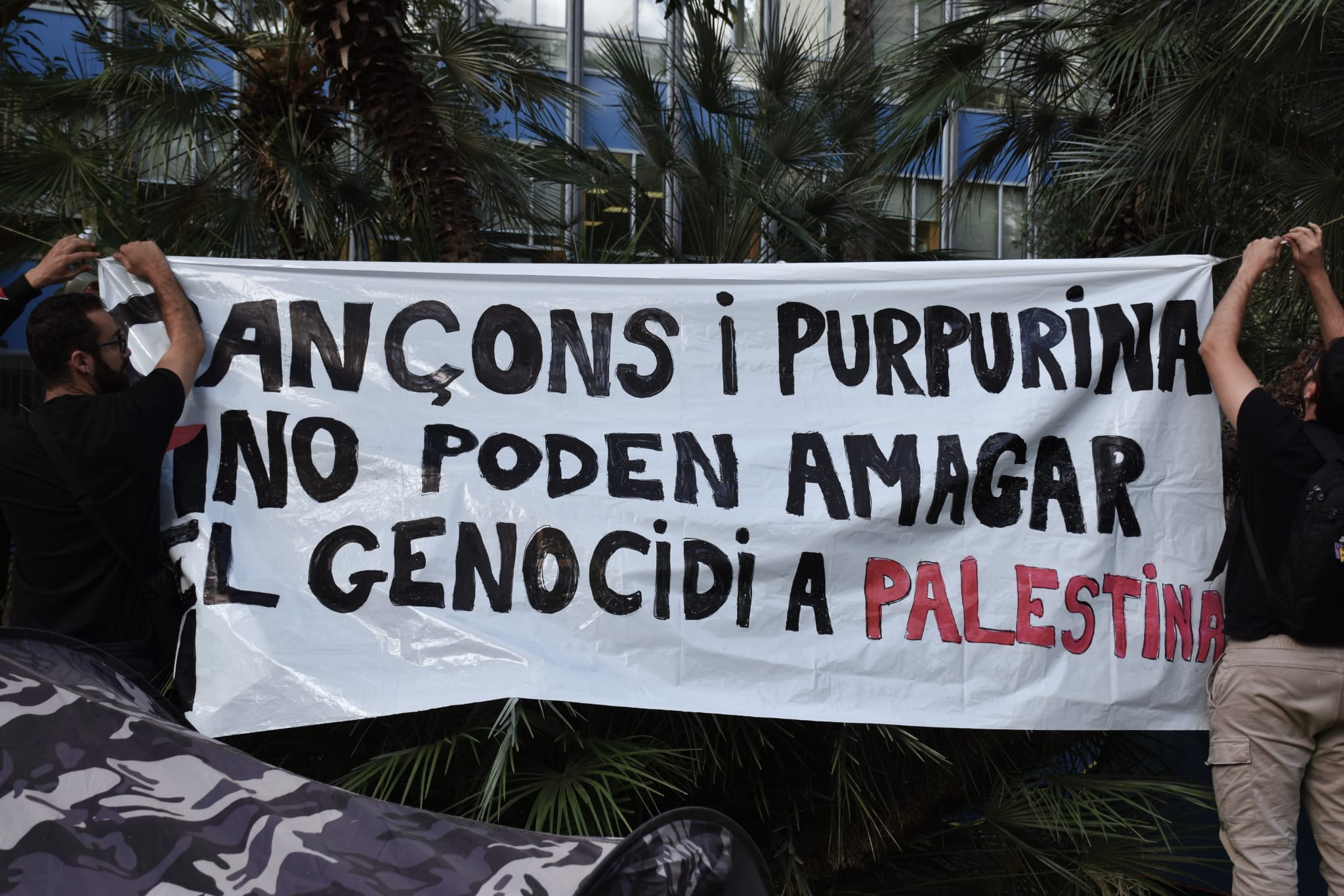 AcampadaPalestinaUV: ferms en la denúncia del genocidi