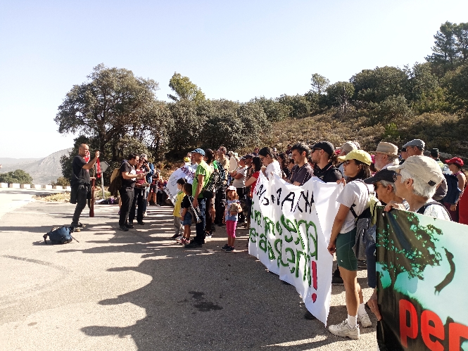20 anys de la Marxa per la Desmilitarització de la Serra d’Aitana: Ni un pam de serra per la guerra!