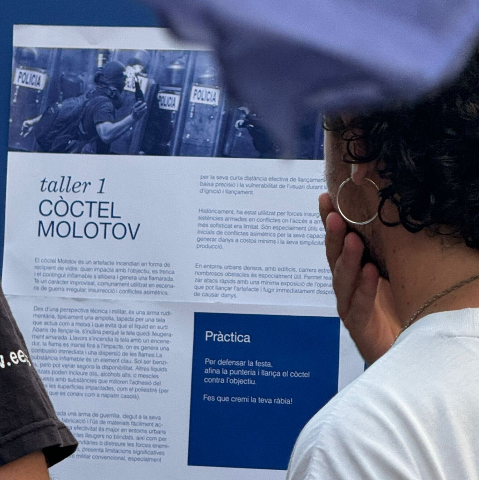Un taller dels Blaus de Granollers o la cultura popular i la festa com a fonts de contestació