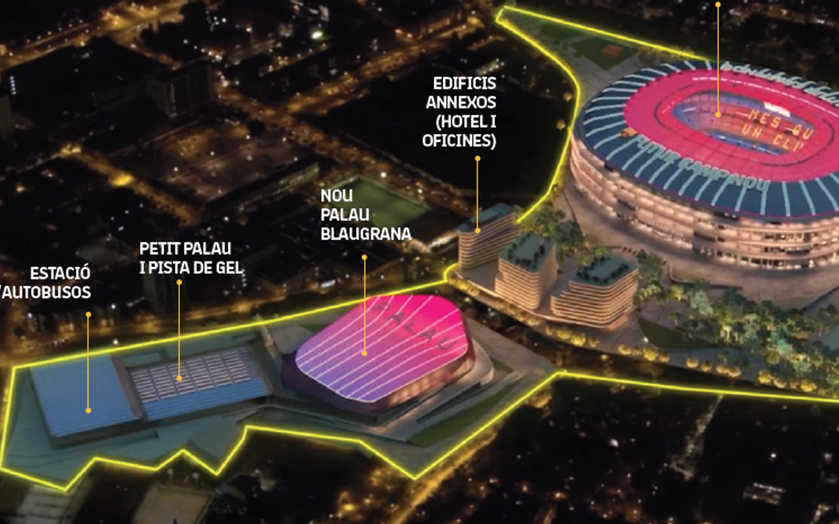 Hi haurà escoles o hospitals dins l’Espai Barça?